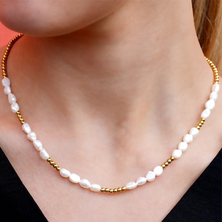 Double Strand 36 inch Pearl Necklace