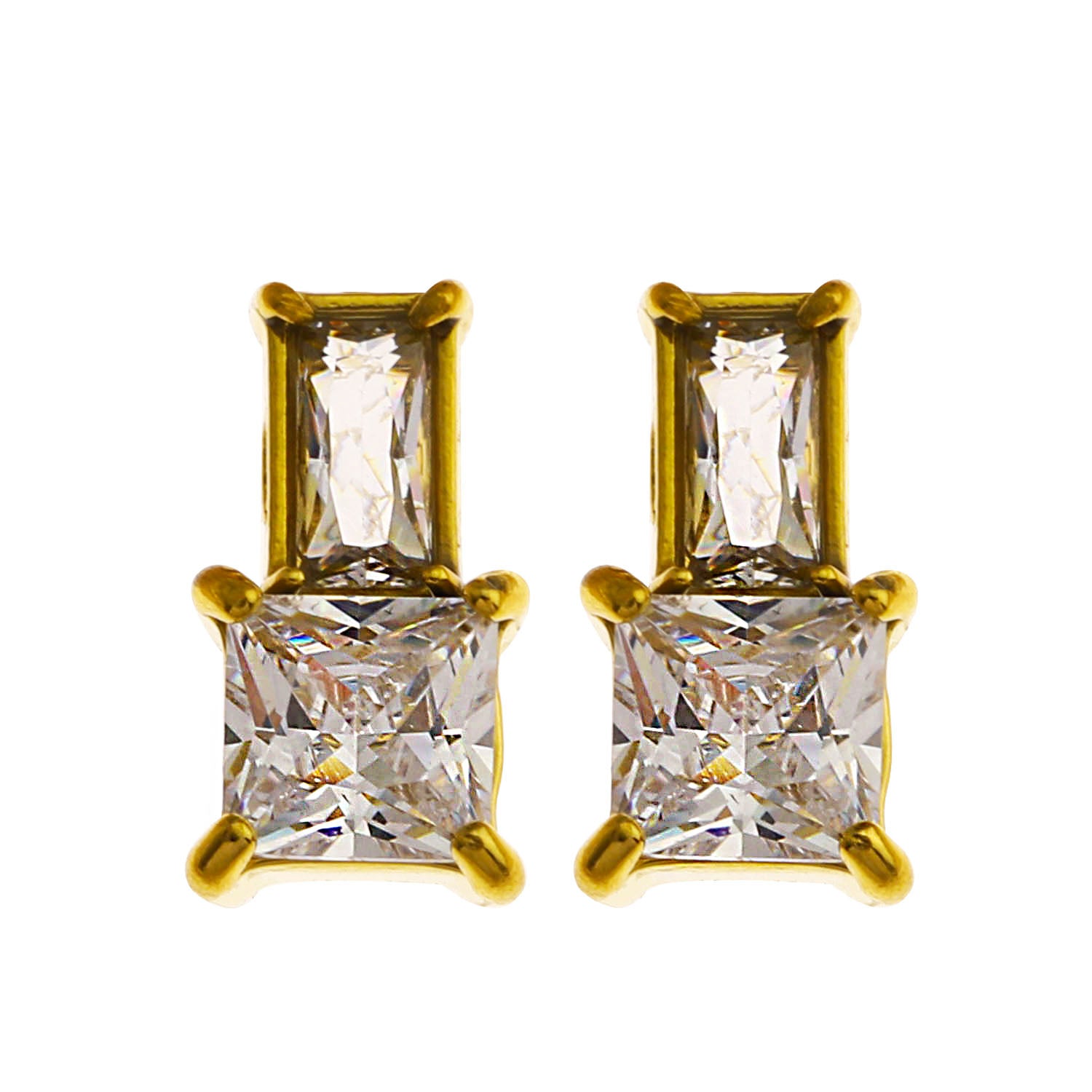 Kira Crystal Stud Earring: Women's Jewelry, Earrings