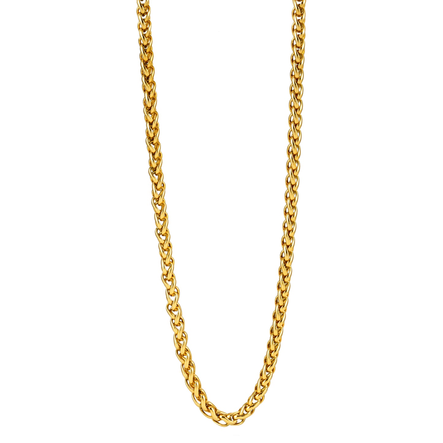 Style ACTON 9759: Mid Width Byzantine Chain Necklace.