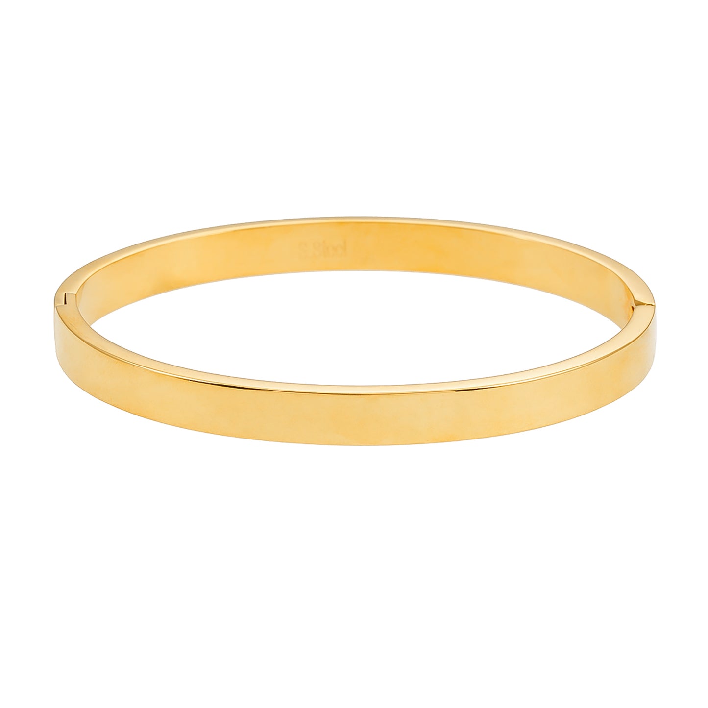 Style ATTILI: Minimalist Classic Gold Band Bracelet