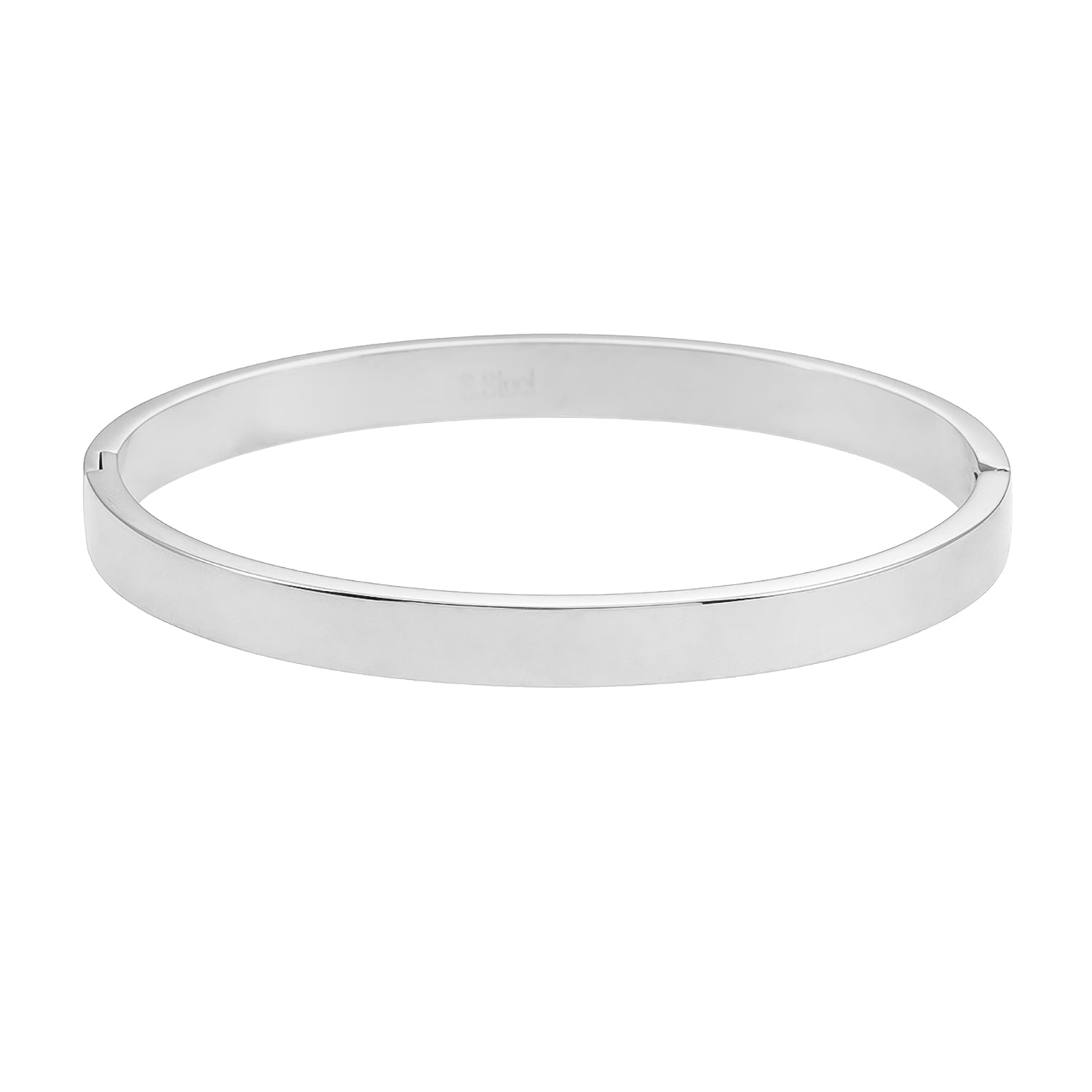Style ATTILI: Minimalist Classic Silver Band Bracelet