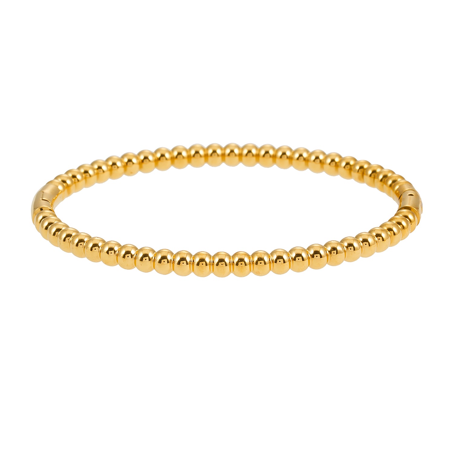 Style HANXI: Classic Ball-Bead Bracelet in Gold