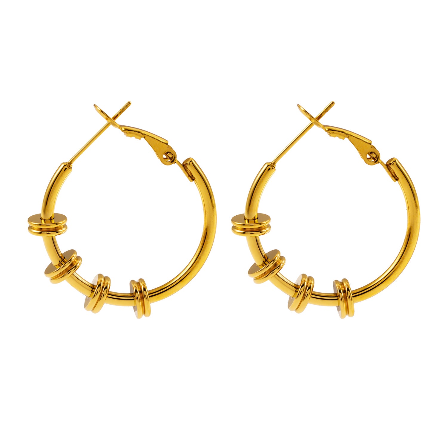 Industrial deals hoop earrings