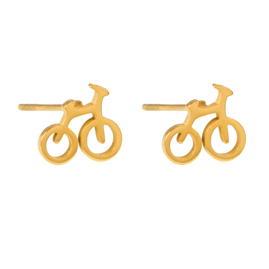 RIDER: Cyclist & Biker Stud Earrings – Celebrate Your Passion for Two Wheels