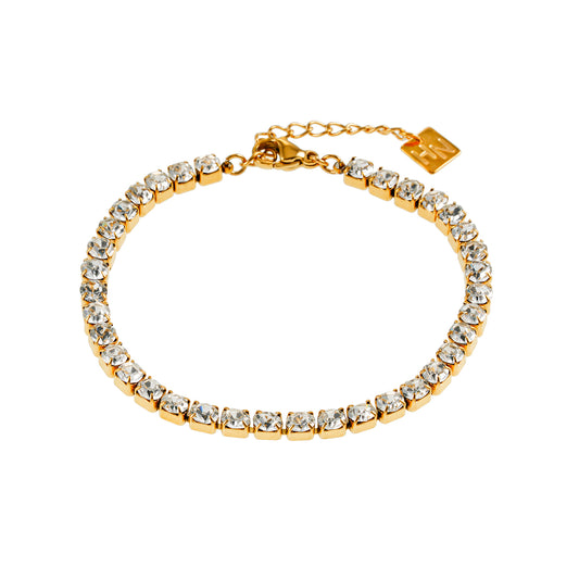 RITMO Gold: Classic Tennis Bracelet – Timeless Elegance for Every Occasion