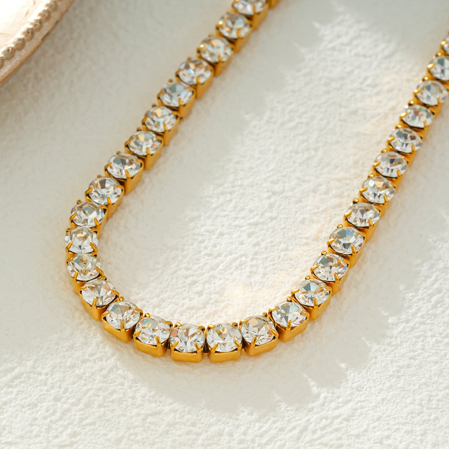 RITMO Gold: Classic Tennis Bracelet – Timeless Elegance for Every Occasion