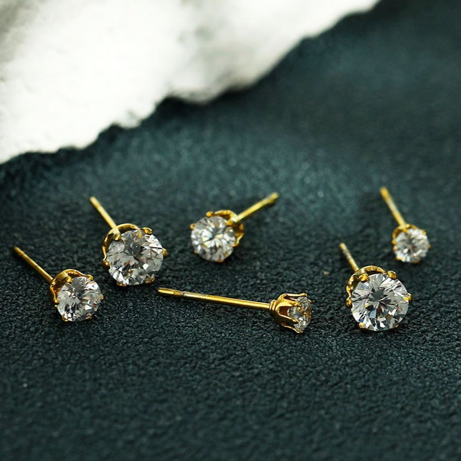 Set of 3 earring on sale studs