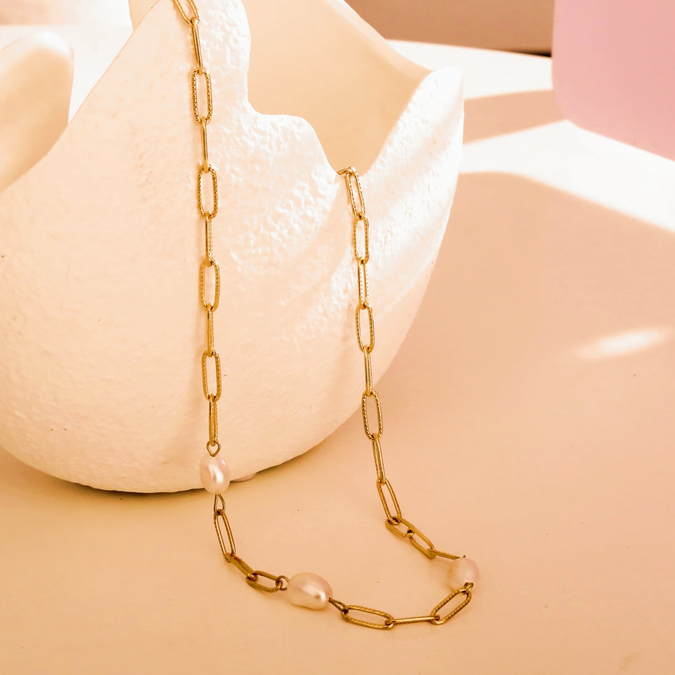 Paper sale chain necklace